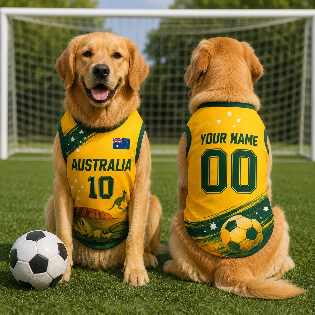 Australia on-pet color preview