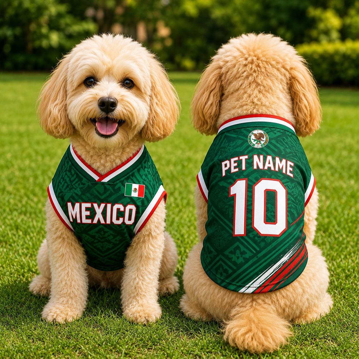 Mexico on-pet color preview