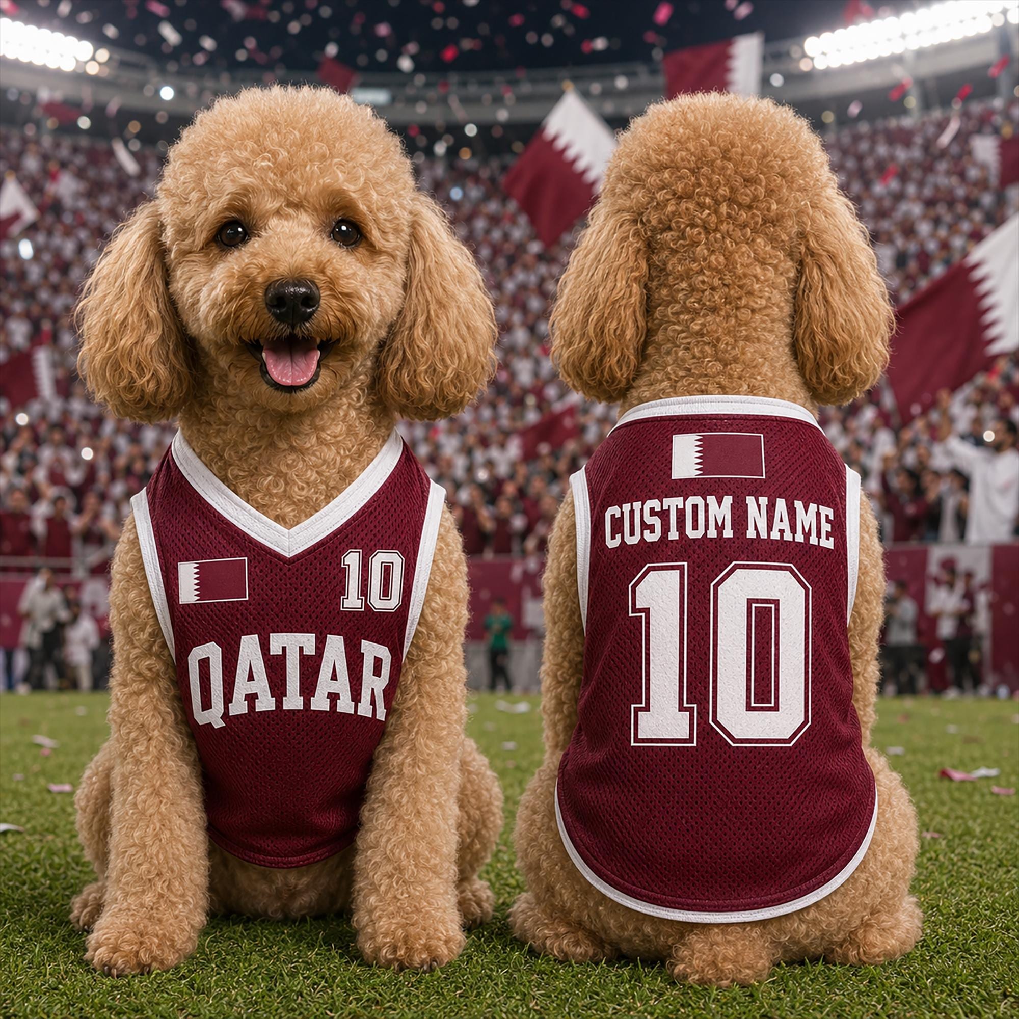 Qatar on-pet color preview